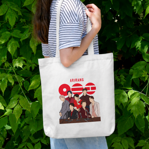 ARIRANG K-Pop Inspired Canvas Tote Bag