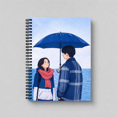 K-Drama Couple Inspired Spiral Notebook