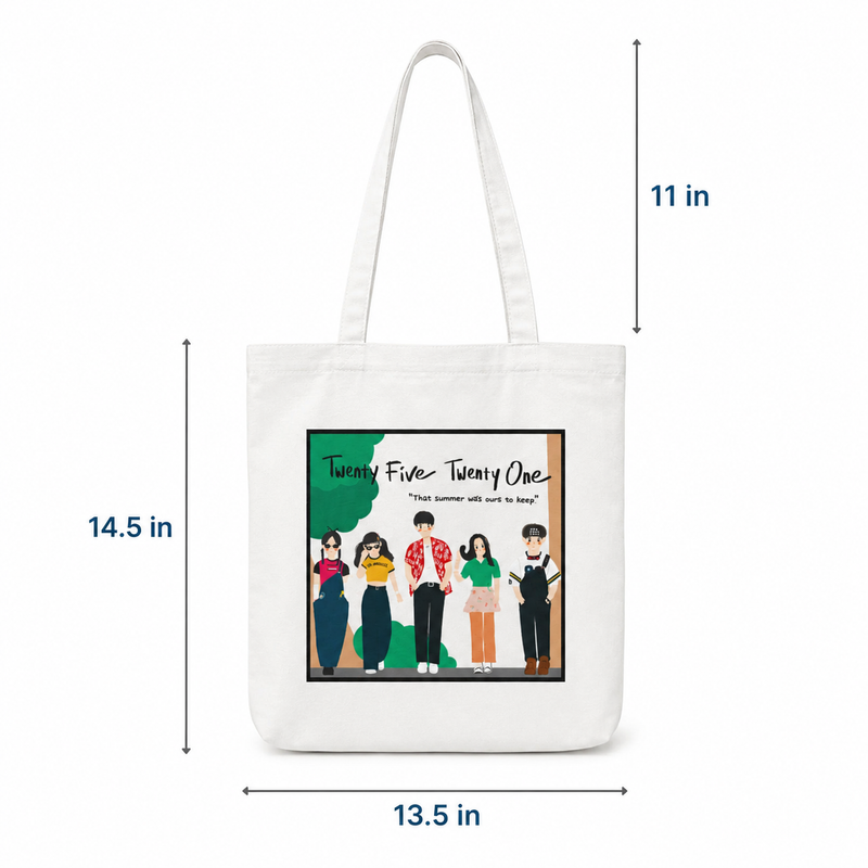 Twenty Five Twenty One Inspired K-Drama Canvas Tote Bag