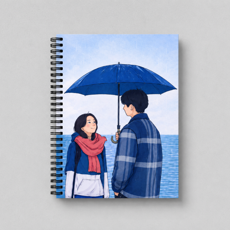 K-Drama Couple Inspired Spiral Notebook