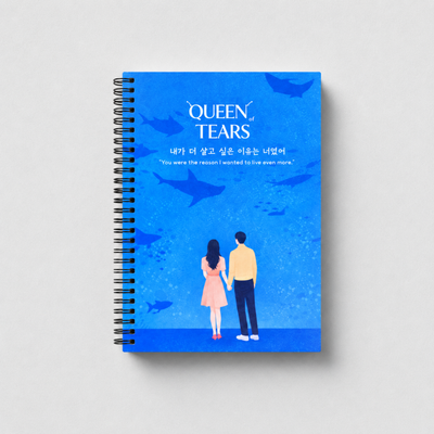 Queen of Tears Inspired K-Drama Spiral Notebook